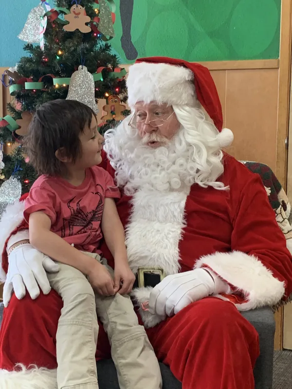 Santa is Coming to Kids Kare Schools